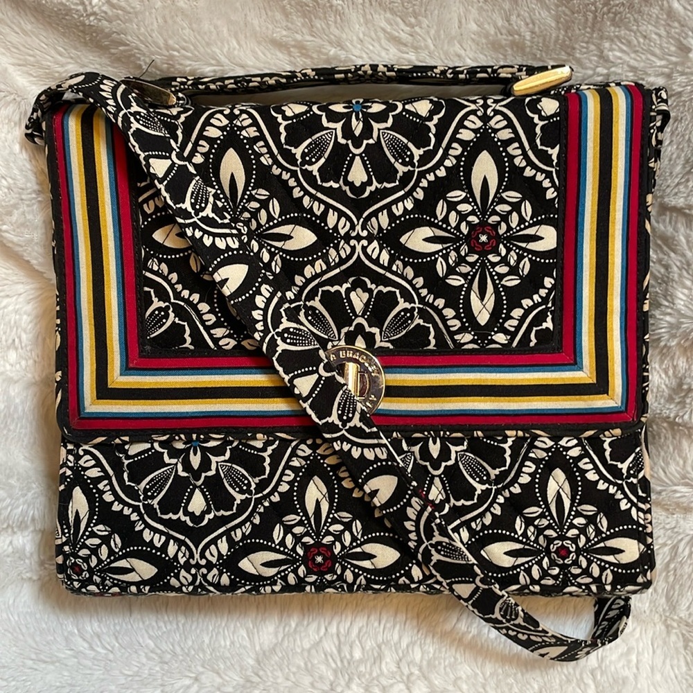 Vera Bradley Barcelona Julia Hard Case Satchel
